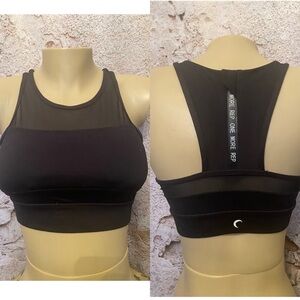 ZYIA Black Mesh Sports Bra